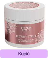 Perfumowany peeling nawilżająco-rozświetlający PHARM FOOT Luxury Scrub 200 g